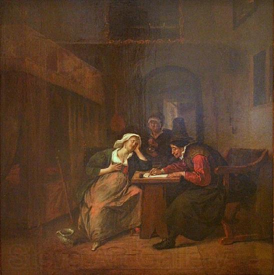 Jan Steen Physician and a Woman PatientPhysician and a Woman Patient Norge oil painting art